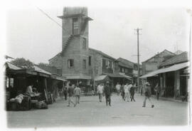 [View of town square and tower]