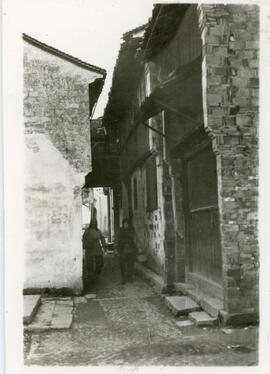 [Historic buildings and alleyway]
