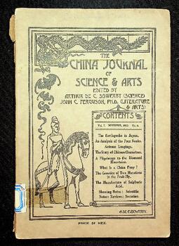 China Journal of Science & Arts, Volume I, Number 6